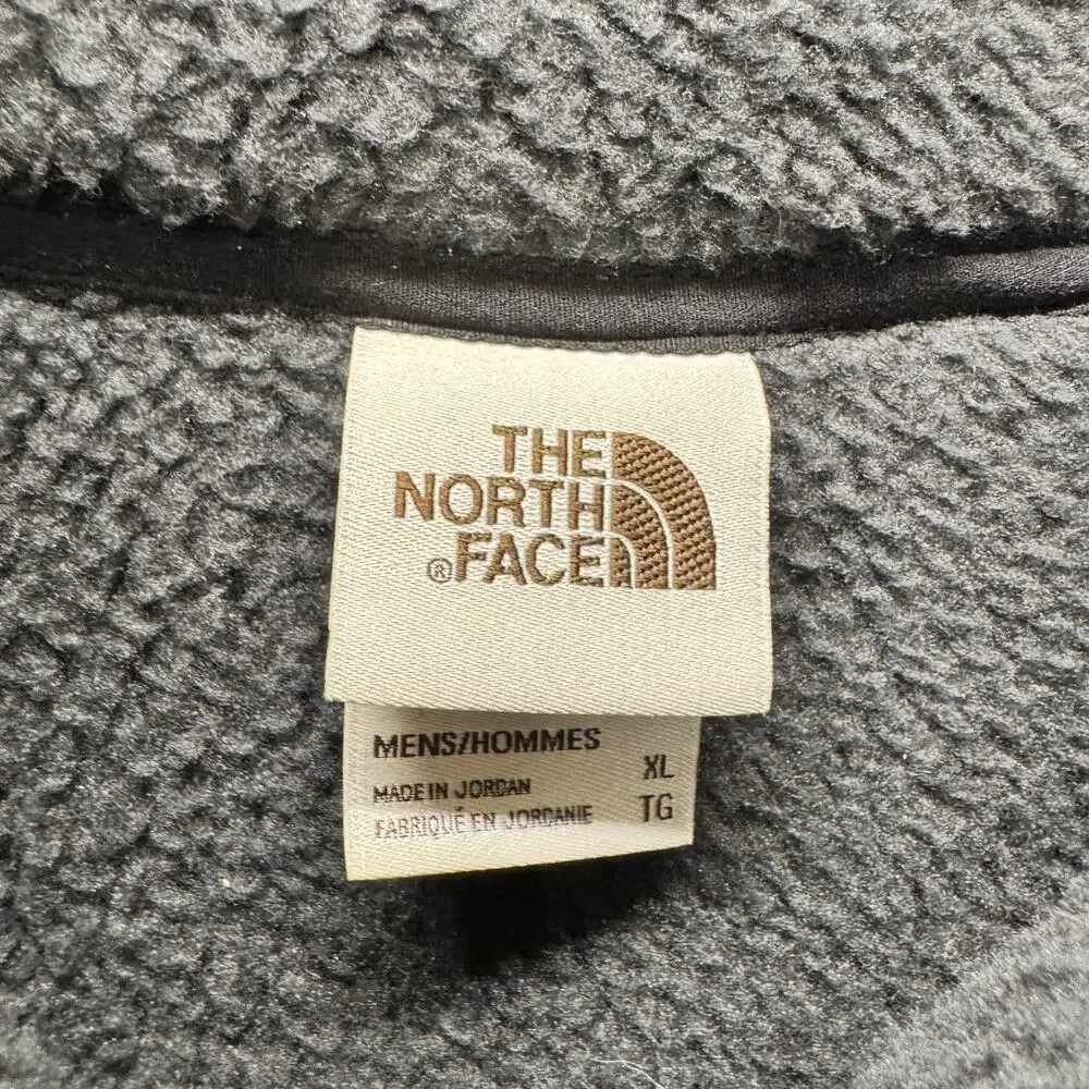The North Face Jacket Mens‎ XL Gray 1/4 Zip Fleece Pullover Gorpcore Heavyweight